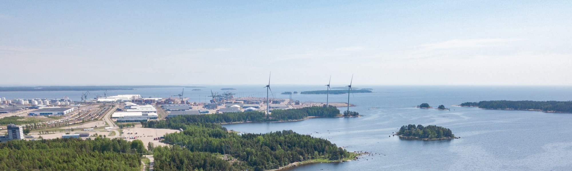 Ilmakuva Mussalon satamasta