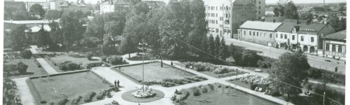 Kuvassa on Sibeliuksenpuisto vuonna 1939
