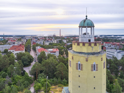 Ilmakuva Haukkavuoren näkötornista