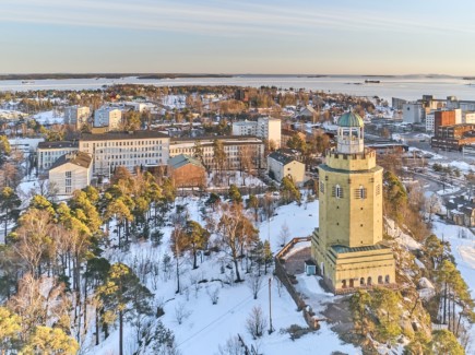 Haukkavuoren näkötorni, ilmakuva