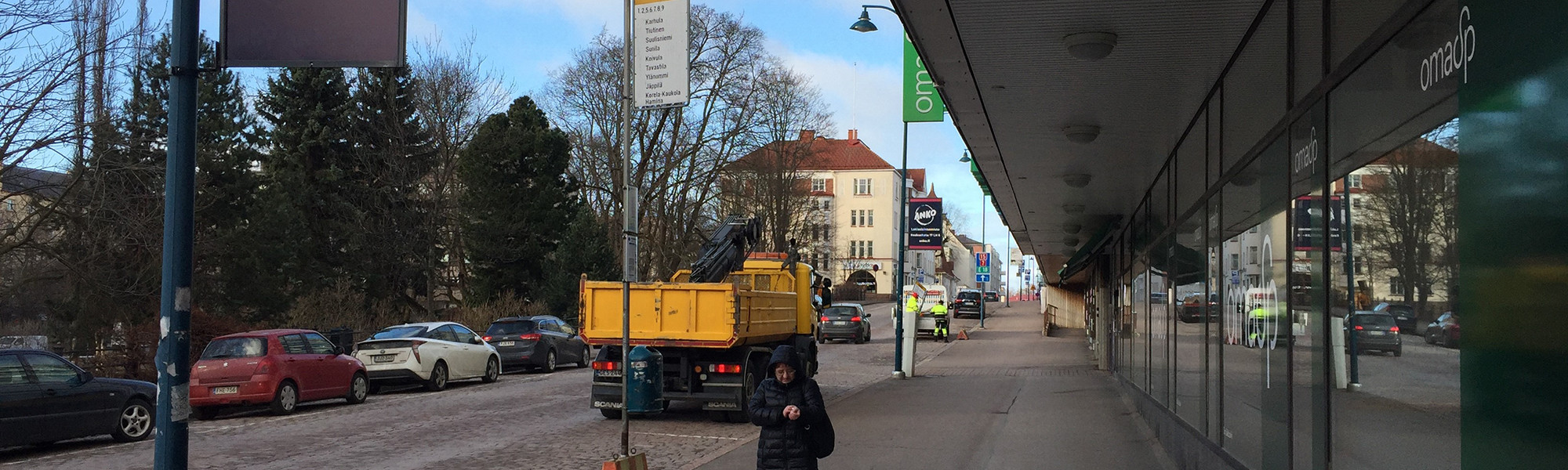 Bussipysäkki Kirkkokatu 16-18