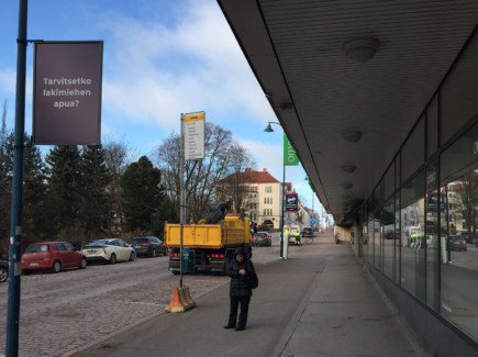 Bussipysäkki Kirkkokatu 16-18