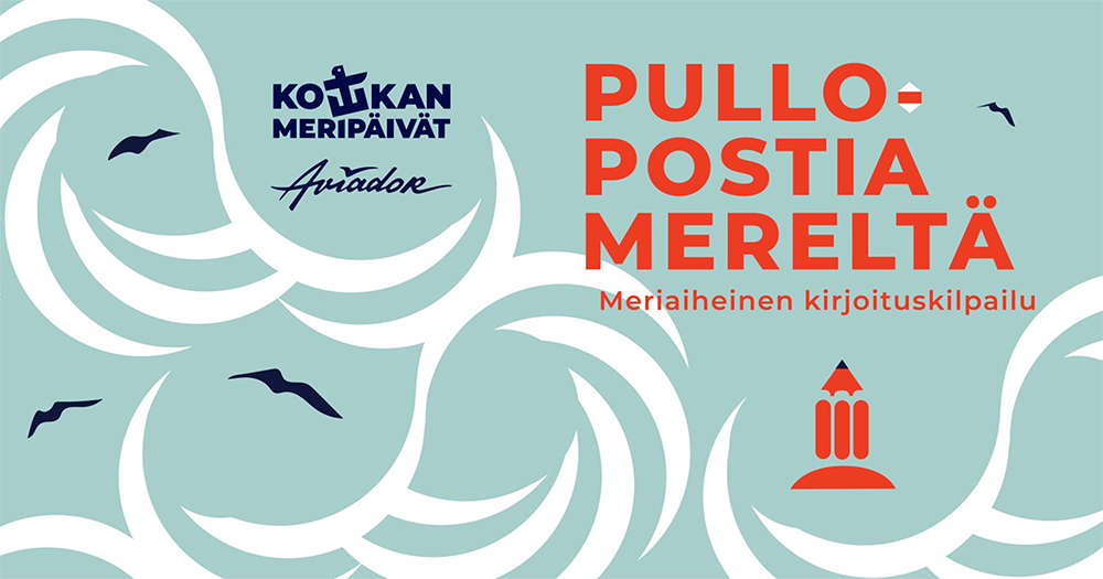 Pullopostia mereltä