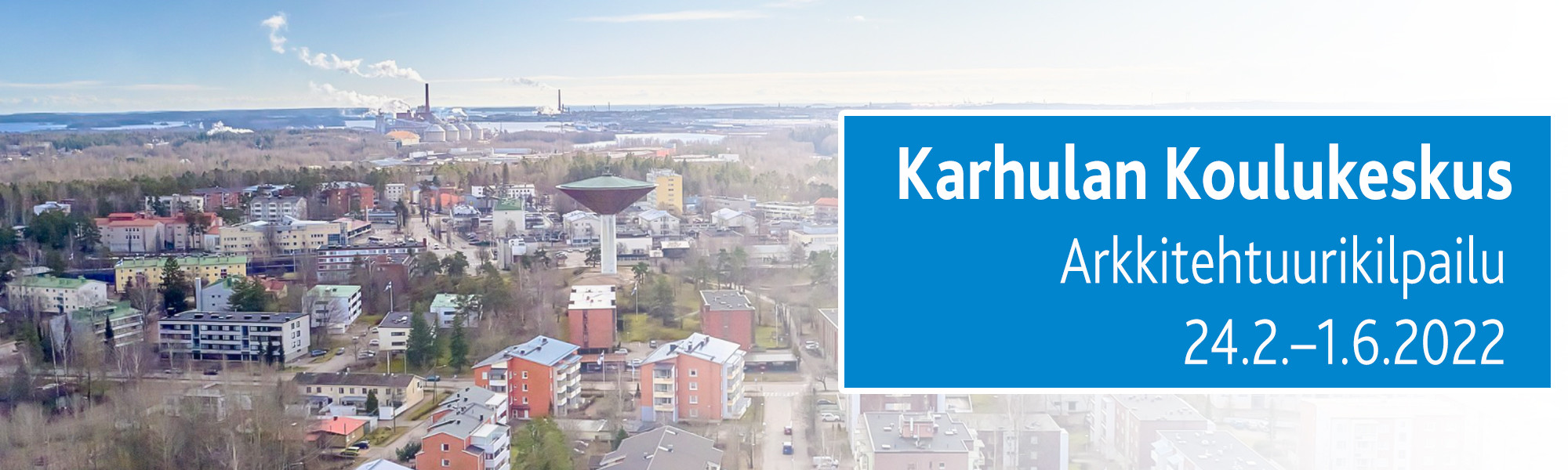 Kuvassa on ilmakuva Karhulasta
