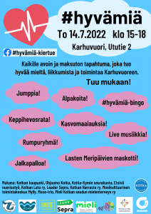 #hyvämiä -tapahtuman mainos