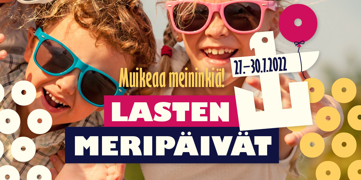 Lapset iloisina Meripäivillä.
