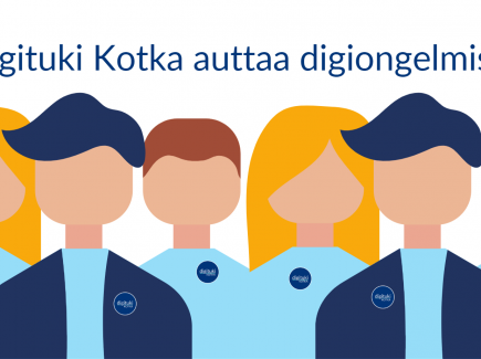 Digituki Kotka auttaa digiongelmissa