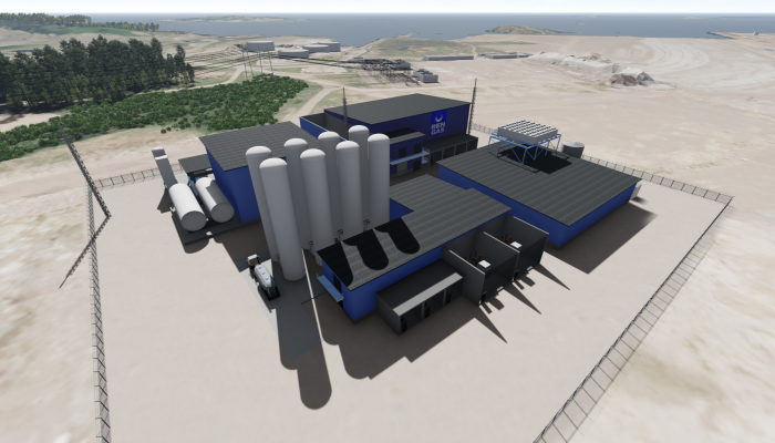 Ren-Gasin Power-to-Gas- laitoksen ensimmäinen investointivaihe Mussalossa.