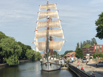 Klaipeda on Kotkan ystävyyskaupunki Liettuassa.