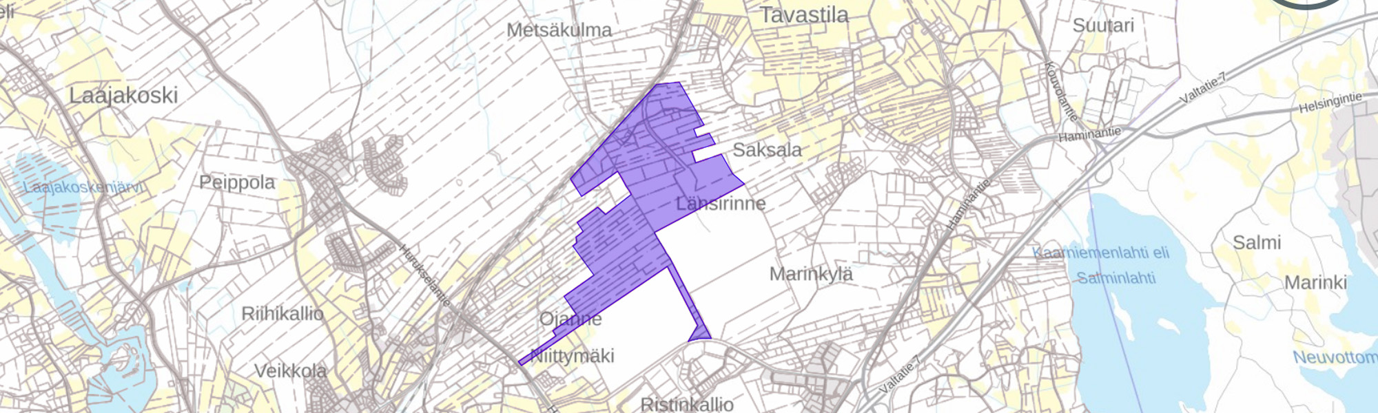 Keltakallio II asemakaavan alue