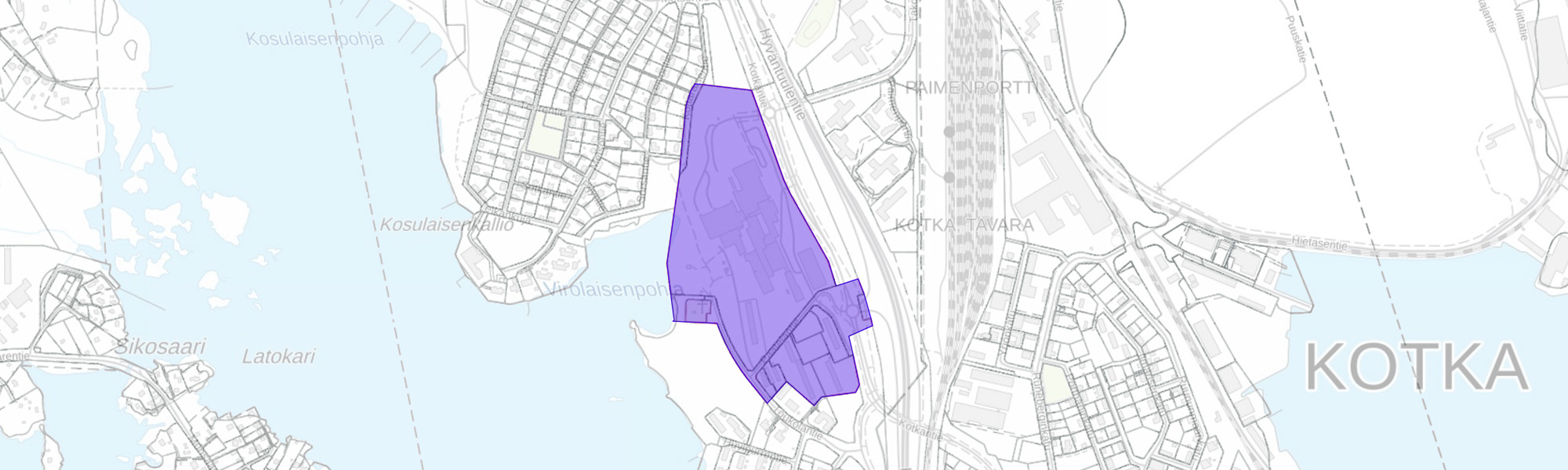 Kymenlaakson keskussairaalan asemakaavamuutoksen alue