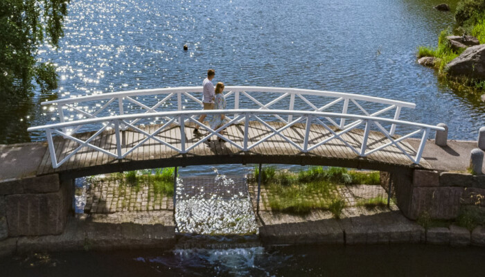 Sapokan vesipuiston kaunis kaarisilta