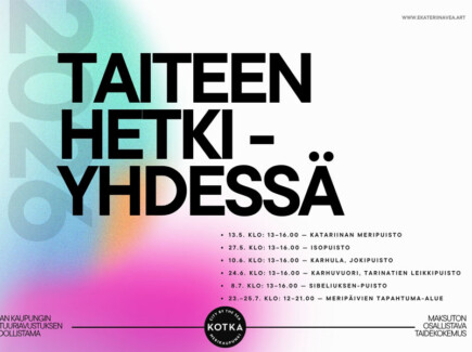 Osallistavaa taidetta Kotkan puistoissa