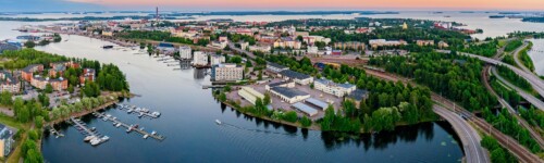 Ilmakuva Kotkansaaresta.