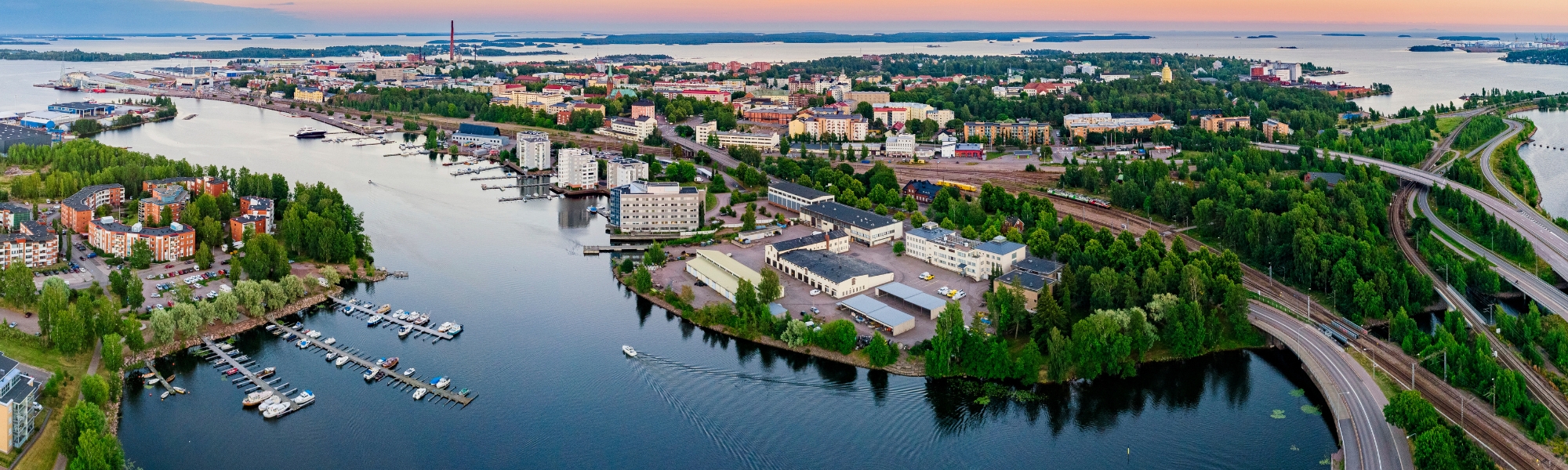 Ilmakuva Kotkansaaresta.