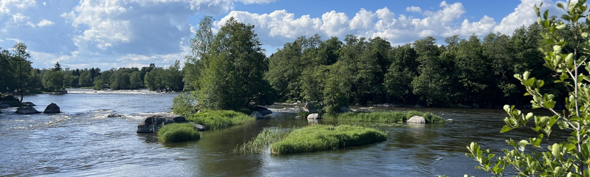 Maisema Kokonkoskelle.