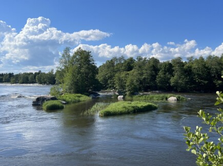 Maisema Kokonkoskelle.