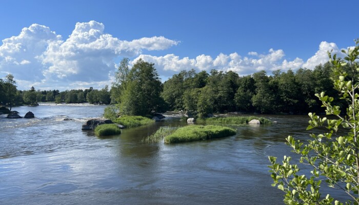 Maisema Kokonkoskelle.
